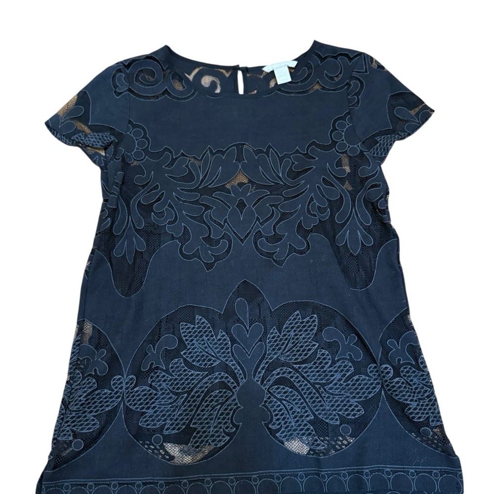 Banana Republic Black Lace Top